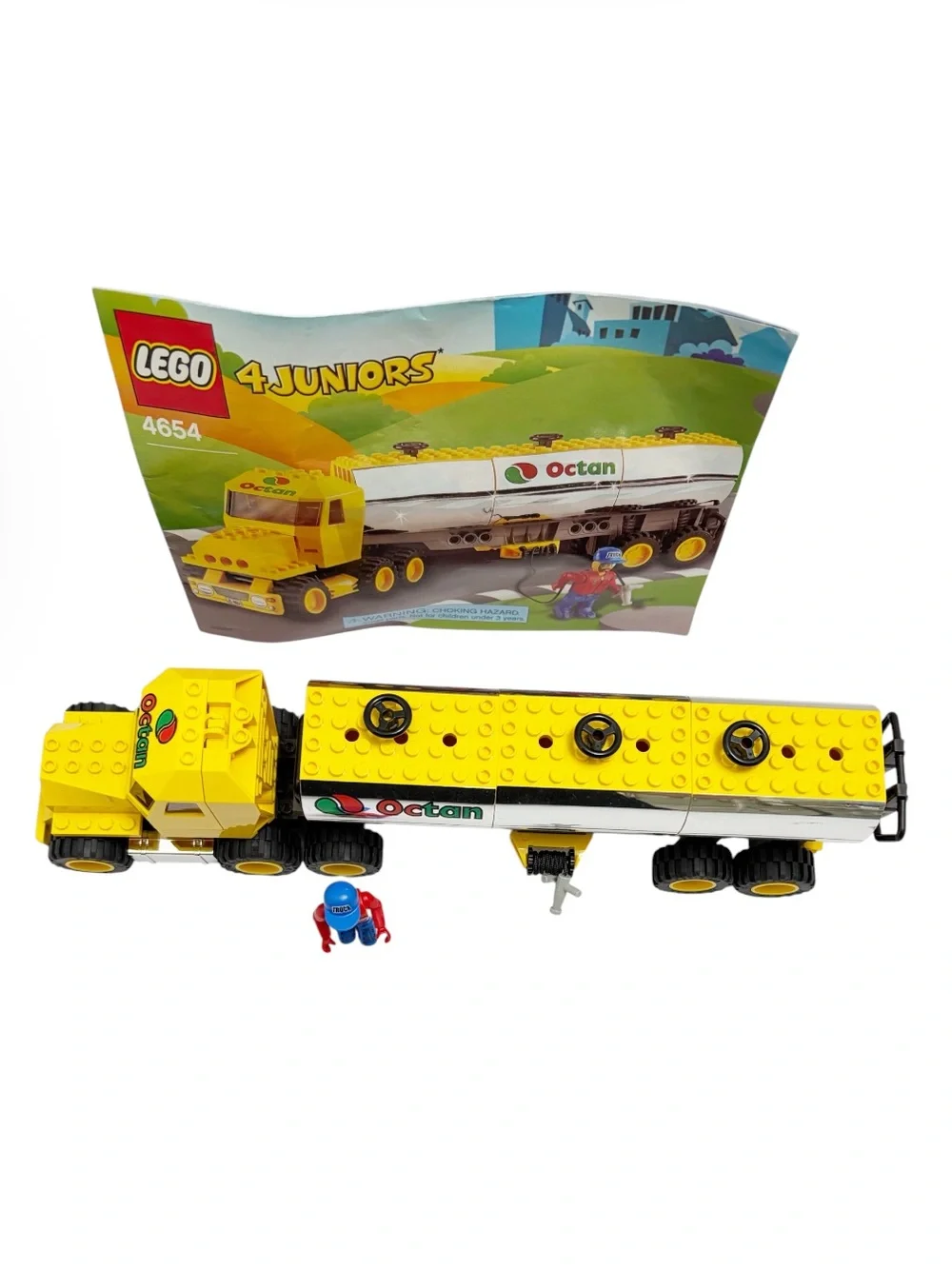 LEGO | Vintage 4 Juniors Octan Tanker Truck Complete Set 4654 LEGO City Rare